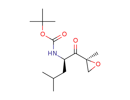tert-butyl [(1R)-3-methyl-1-[[(2S)-2-methyloxiran-2-yl]carbonyl]butyl]carbamate