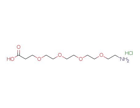1-amino-3,6,9,12-tetraoxapentadecan-15-oic acid hydrochloride