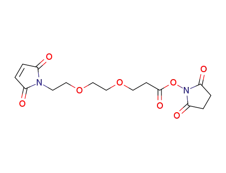 2,5-dioxopyrrolidin-1-yl 3-(2-(2-(2,5-dioxo-2,5-dihydro-1H-pyrrol-1-yl)ethoxy)ethoxy)propanoate