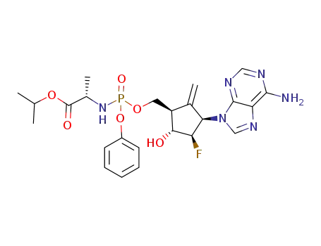 {[(1R,3R,4R)-3-(6-amino-9H-purin-9-yl)-4-fluoro-5-hydroxy-2-methylenecyclopentyl]methoxy}(phenoxyphosphoryl amino) propionic Acid Isopropyl Ester