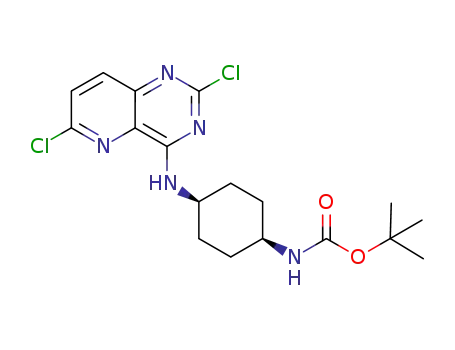 tert-butyl ((1s,4s)-4-((2,6-dichloropyrido[3,2-d]pyrimidin-4-yl)amino)cyclohexyl)carbamate