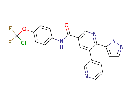 N-(4-(chlorodifluoromethoxy)phenyl)-2-(1-methyl-1H-pyrazol-5-yl)-[3,3‘-bipyridine]-5-carboxamide