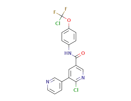 2-chloro-N-(4-(chlorodifluoromethoxy)phenyl)-[3,3‘-bipyridine]-5-carboxamide