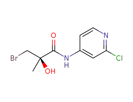(R)-3-bromo-N-(2-chloropyridin-4-yl)-2-hydroxy-2-methylpropanamide
