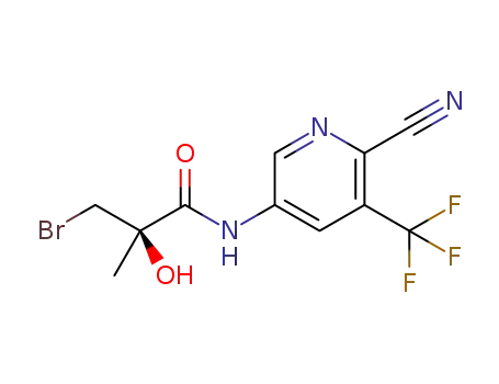 (R)-3-bromo-N-(6-cyano-5-(trifluoromethyl)pyridin-3-yl)-2-hydroxy-2-methylpropanamide