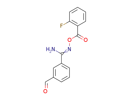 N'-((2-fluorobenzoyl)oxy)-3-formylbenzimidamide