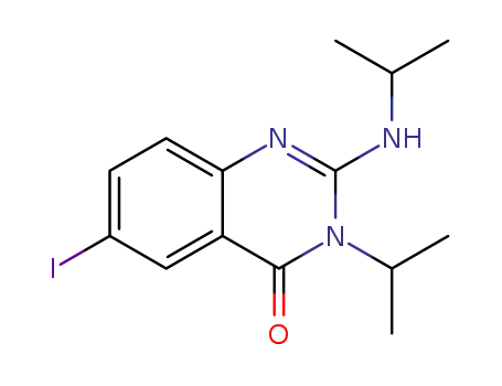 6-iodo-3-isopropyl-2-(isopropylamino)quinazolin-4(3H)-one
