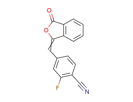 2-fluoro-4-((3-oxoisobenzofuran-1(3H)-ylidene)methyl)benzonitrile