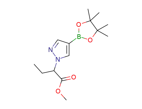 methyl 2-(4-(4,4,5,5-tetramethyl-1,3,2-dioxaborolan-2-yl)-1H-pyrazol-1-yl)butanoate