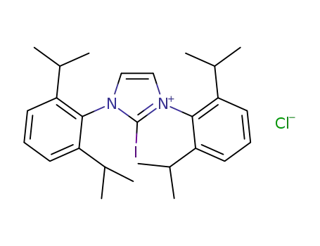 N,N'-1,3-bis(2,6-diisopropylphenyl)-2-iodoimidazolium chloride