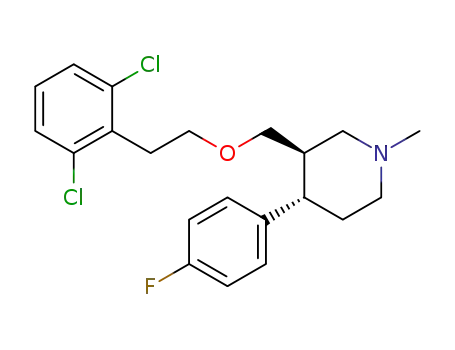 (3R,4S)-3-((2,6-dichlorophenethoxy)methyl)-4-(4-fluorophenyl)-1-methylpiperidine