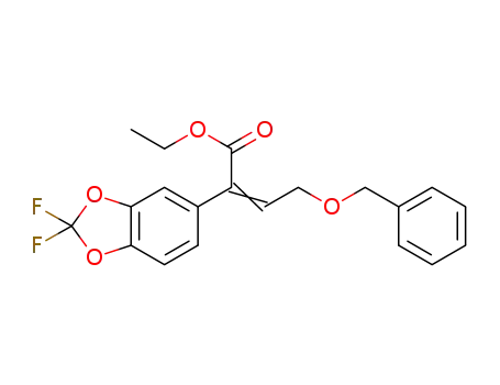 ethyl 4-(benzyloxy)-2-(2,2-difluorobenzo[D] [1,3]dioxol-5-yl)-2-butenoate