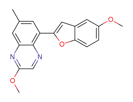 2-methoxy-5-(5-methoxybenzofuran-2-yl)-7-methylquinoxaline