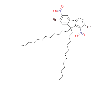 2,7-dibromo-9,9-didodecyl-1,6-dinitrofluorene