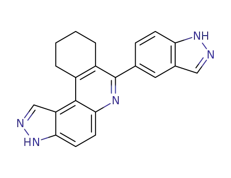 7-(1H-indazol-5-yl)-8,9,10,11-tetrahydro-3H-pyrazolo[4,3-a]phenanthridine