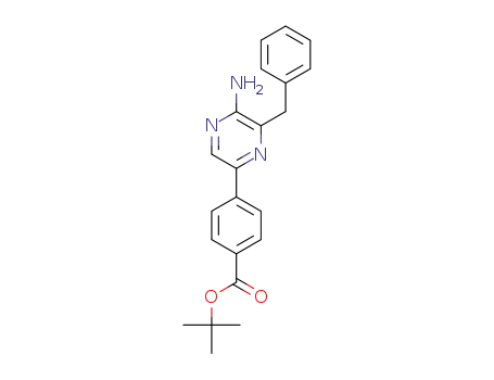 tert-butyl 4-(5-amino-6-benzylpyrazin-2-yl)benzoate