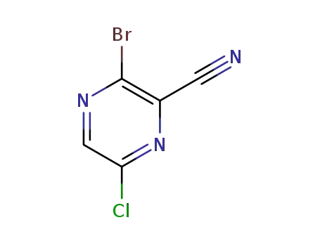 6-chloro-3-bromo-2-cyanopyrazine
