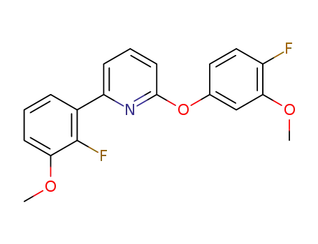 2-(4-fluoro-3-methoxyphenoxy)-6-(2-fluoro-3-methoxyphenyl)pyridine