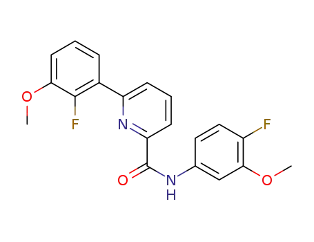 6-(2-fluoro-3-methoxyphenyl)-N-(4-fluoro-3-methoxyphenyl)pyridine-2-carboxamide