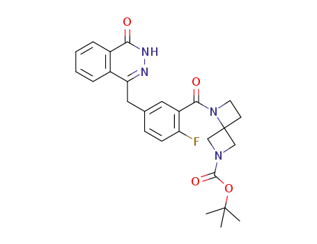 tert-butyl 1-(2-fluoro-5-((4-oxo-3,4-dihydrophthalazin-1-yl)-methyl)benzoyl)-1,6-diazaspiro[3.3]heptane-6-carboxylate