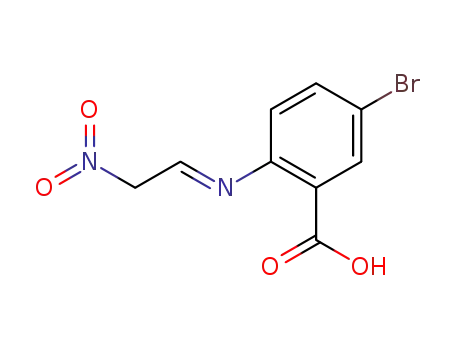 5-bromo-2-(2-nitro-ethylidenamino)-benzoic acid