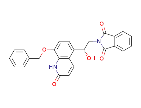 5-(R)-(2-phthalimido-1-hydroxy-ethyl)-8-phenylmethoxy-(1H)-quinolin-2-one