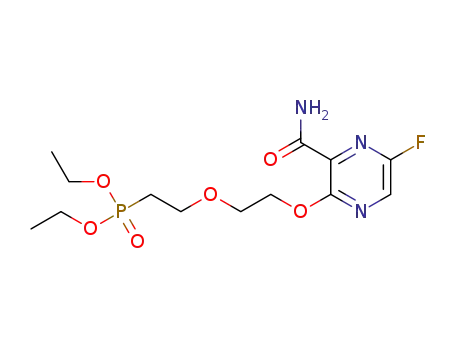 diethyl 5-((3-carbamoyl-5-fluoropyrazin-2-yl)oxy)-3-oxapentanephosphonate