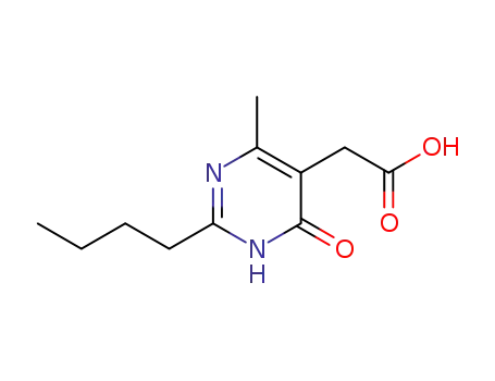 2-butyl-1,6-dihydro-4-methyl-6-oxo-5-pyrimidineacetic acid