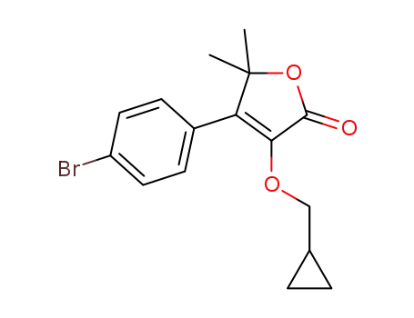 4-(4-bromophenyl)-3-(cyclopropylmethoxy)-5,5-dimethylfuran-2(5H)-one