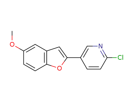 2‑chloro‑5‑(5‑methoxybenzofuran‑2‑yl)pyridine