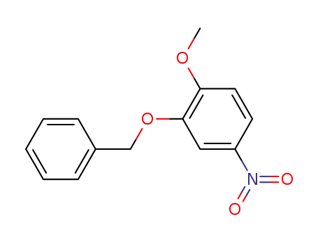 Molecular Structure of 75167-86-1 (2-(benzyloxy)-1-Methoxy-4-nitrobenzene)