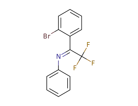 (Z)-N-(1-(2-bromophenyl)-2,2,2-trifluoroethylidene)aniline