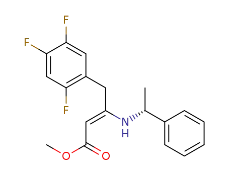 (Z)-3-(((R)-1-phenylethyl)amino)-4-(2,3,5-trifluorophenyl)-2-butenoic acid methyl ester
