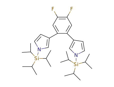 3,3'-(4,5-difluoro-1,2-phenylene)bis(1-(triisopropylsilyl)-1H-pyrrole)