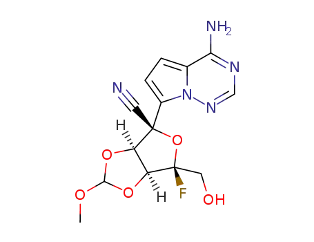 (3aR,4R,6S,6aS)-4-(4-aminopyrrolo[2,1-f][1,2,4]triazin-7-yl)-6-fluoro-6-(hydroxymethyl)-2-methoxytetrahydrofuro[3,4-d][1,3]dioxole-4-carbonitrile