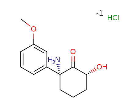 (2R,6R)-2-amino-6-hydroxy-2-(3-methoxyphenyl)cyclohexan-1-one hydrochloride