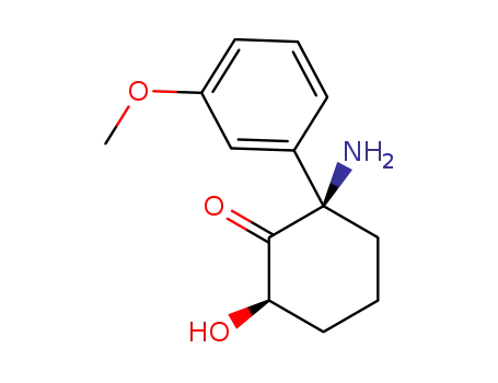 (2R,6R)-2-amino-6-hydroxy-2-(3-methoxyphenyl)cyclohexan-1-one