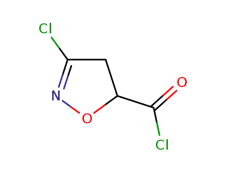 3-chloro-4,5-dihydroisoxazole-5-carbonyl chloride