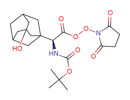 (S)-N-boc-(3-hydroxyadamantan-1-yl)glycine succinimide ester
