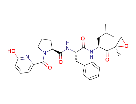 (S)-1-(6-hydroxypicolinoyl)-N-((S)-1-((S)-4-methyl-1-((R)-2-methyloxiran-2-yl)-1-oxopentan-2-ylamino)-1-oxo-3-phenylpropan-2-yl)pyrrolidine-2-carboxamide
