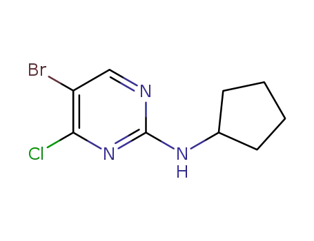 5-bromo-4-chloro-N-cyclopentyl-2-pyrimidinamine