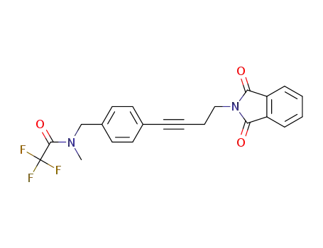 N-(4-(4-(1,3-dioxoisoindolin-2-yl)but-1-yn-1-yl)benzyl)-2,2,2-trifluoro-N-methylacetamide