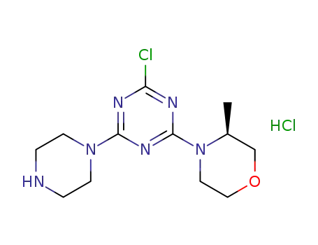 (S)-4-(4-chloro-6-(piperazin-1-yl)-1,3,5-triazin-2-yl)-3-methylmorpholine hydrochloride