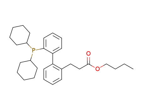 2-(dicyclohexylphosphino)-2’-(3-n-butoxy-3-oxopropyl)biphenyl