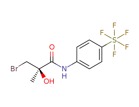 (R)-3-bromo-2-hydroxy-2-methyl-N-(4-(pentafluorosulfanyl)phenyl)propanamide