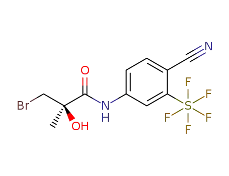 (R)-3-bromo-N-(4-cyano-3-(pentafluorosulfanyl)phenyl)-2-hydroxy-2-methylpropanamide