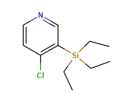 Pyridine,4-chloro-3-(triethylsilyl)-