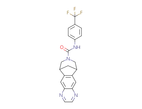 N-(4-(trifluoromethyl)phenyl)-6,7,9,10-tetrahydro-8H-6,10-methanoazepino[4,5-g]quinoxaline-8-carboxamide