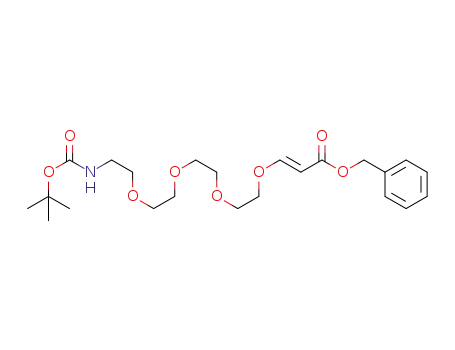 benzyl (E)-2,2-dimethyl-4-oxo-3,8,11,14,17-pentaoxa-5-azaicos-18-en-20-oate