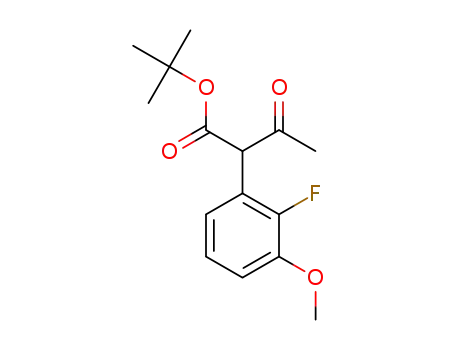 2-(2-fluoro-3-methoxyphenyl)-3-oxo-butyric acid tert-butyl ester